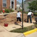 Leesburg Terraced Wall Project Before